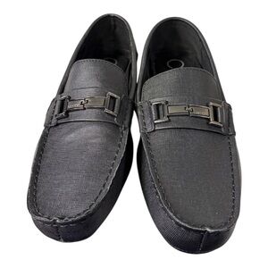 Calvin Klein Men’s Black Loafers Size 10.5 Slip-On Driving Shoes
